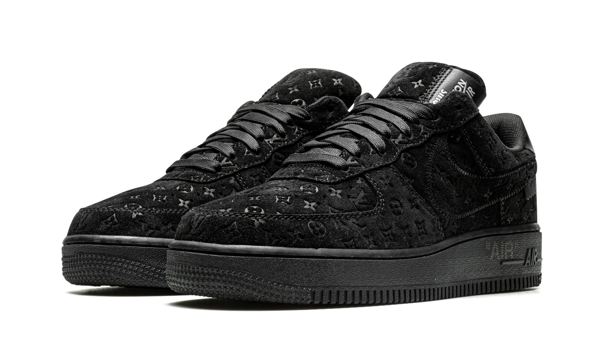 Louis Vuitton Air Force 1 Low "Virgil Abloh - BLACK/BLACK" 1A9VD6