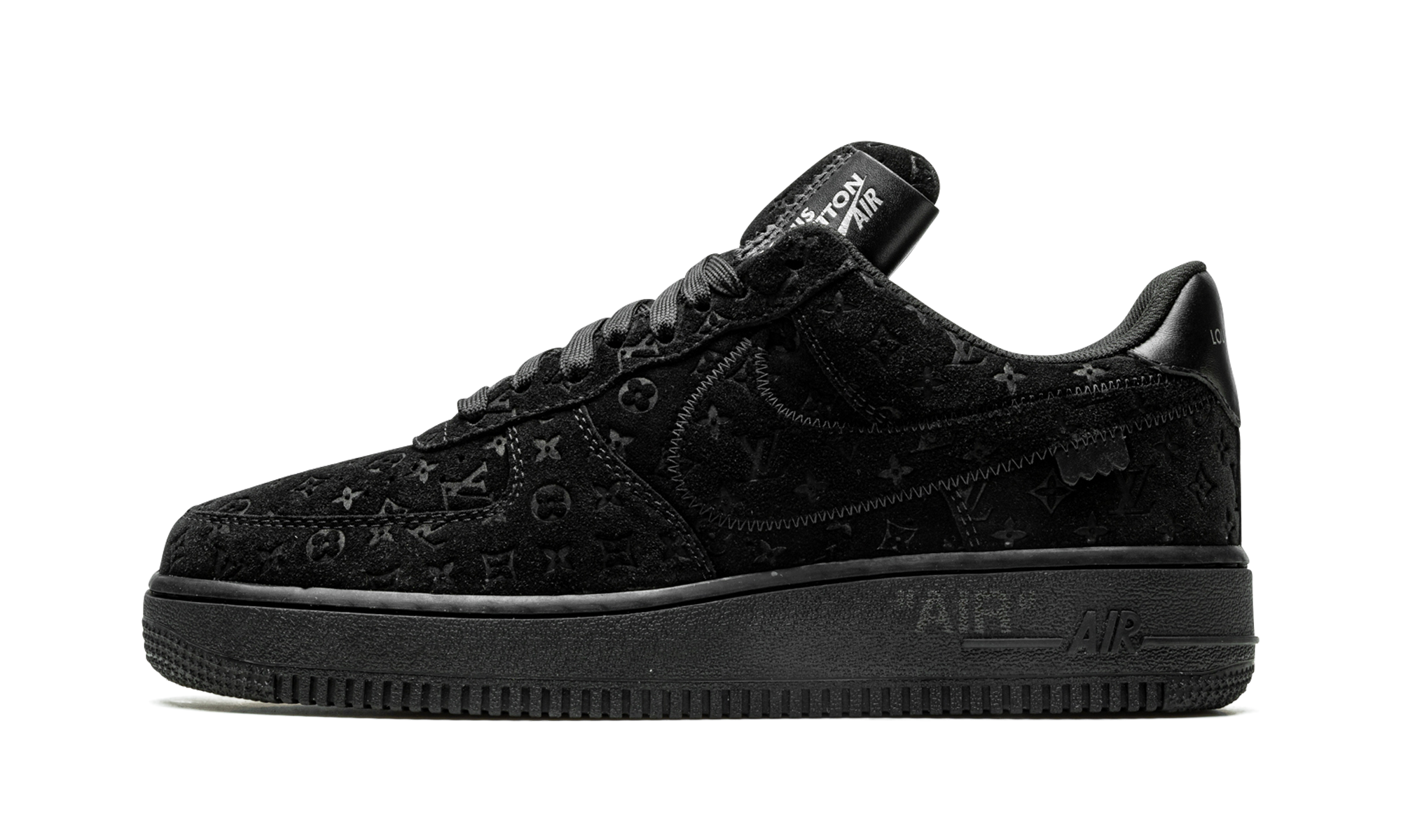 Louis Vuitton Air Force 1 Low "Virgil Abloh - BLACK/BLACK" 1A9VD6