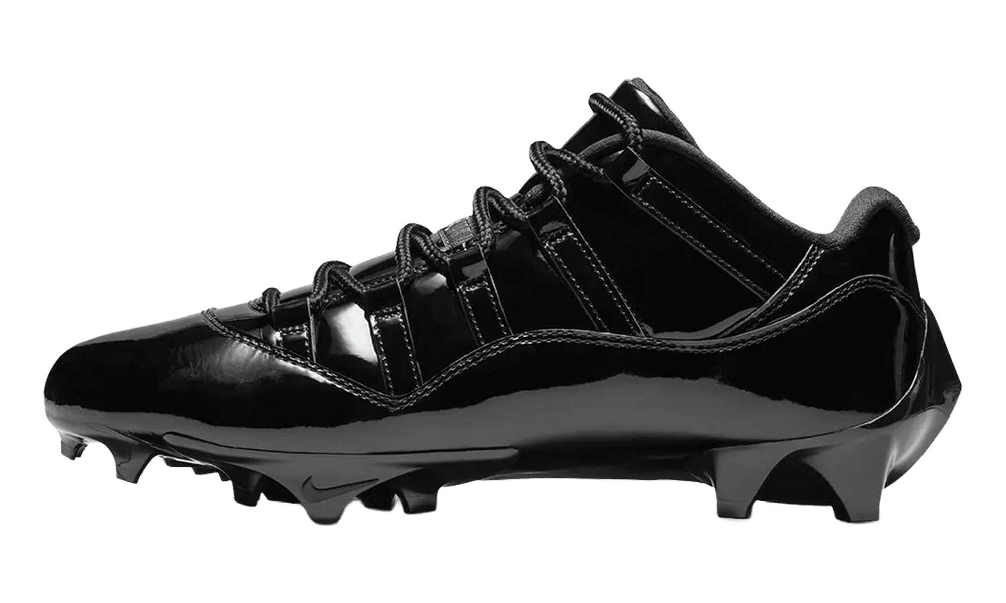 Air Jordan 11 Low TD Cleat "Patent Black" IQ8113 001