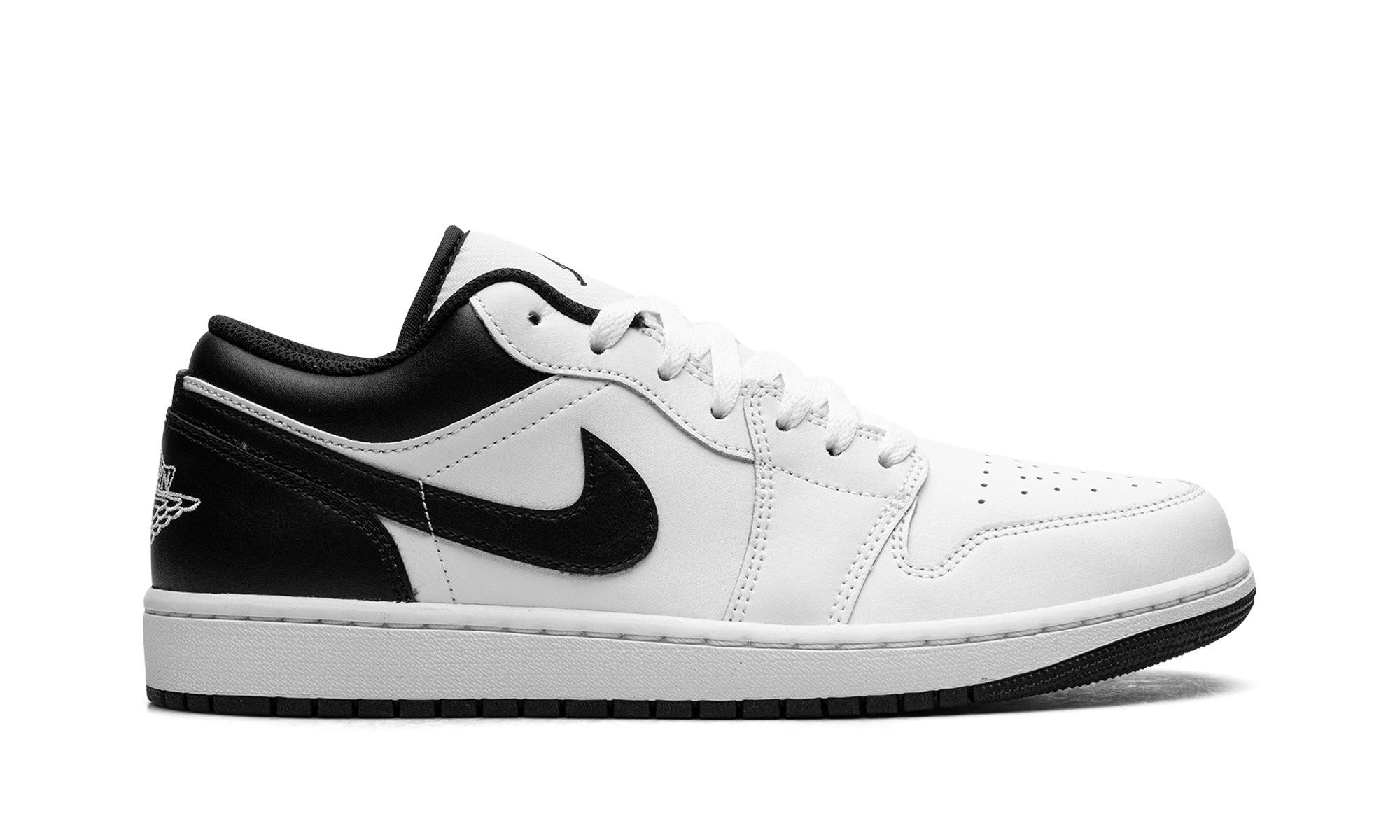 Air Jordan 1 Low "White/Black" 553558 132