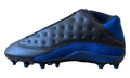 Jordan 13 Low Molded Football Cleats "Black / Blue" FA17 MNJDSP 727 M