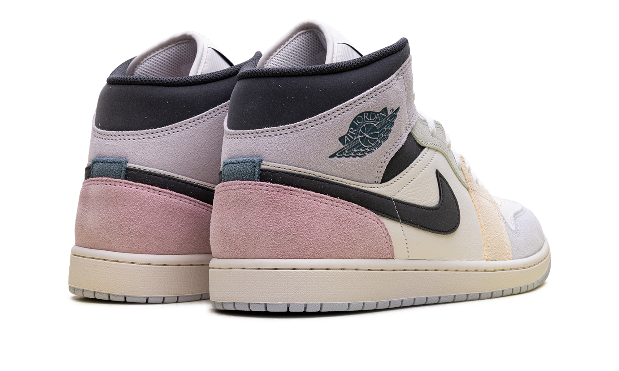 Air Jordan 1 Mid "Sail / Anthracite-Jade Aura-Iced Jade" IB7110 100