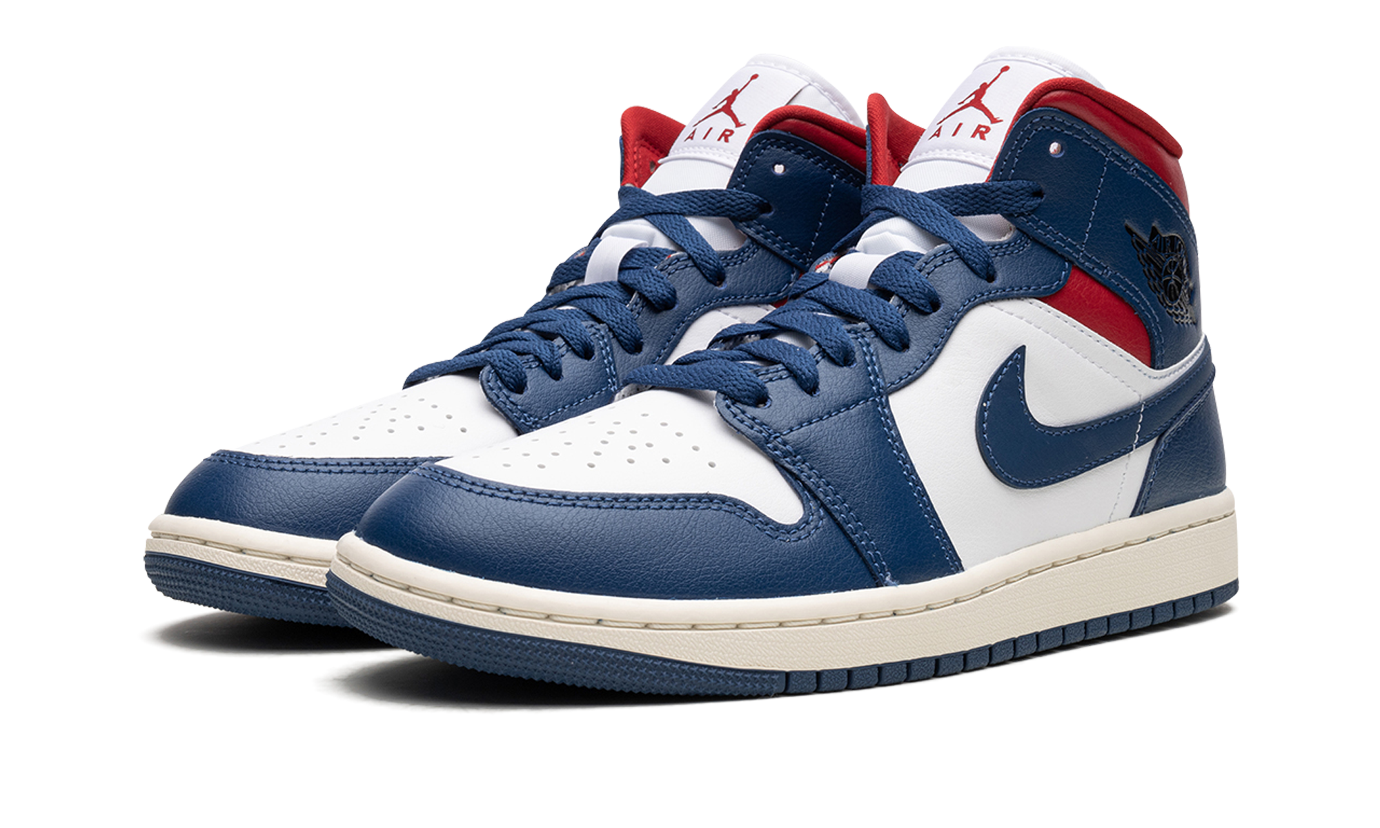 AIR JORDAN 1 MID WMNS "Blue / Red" BQ6472 146