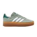 adidas Gazelle Bold Silver Green Gum (Womens)