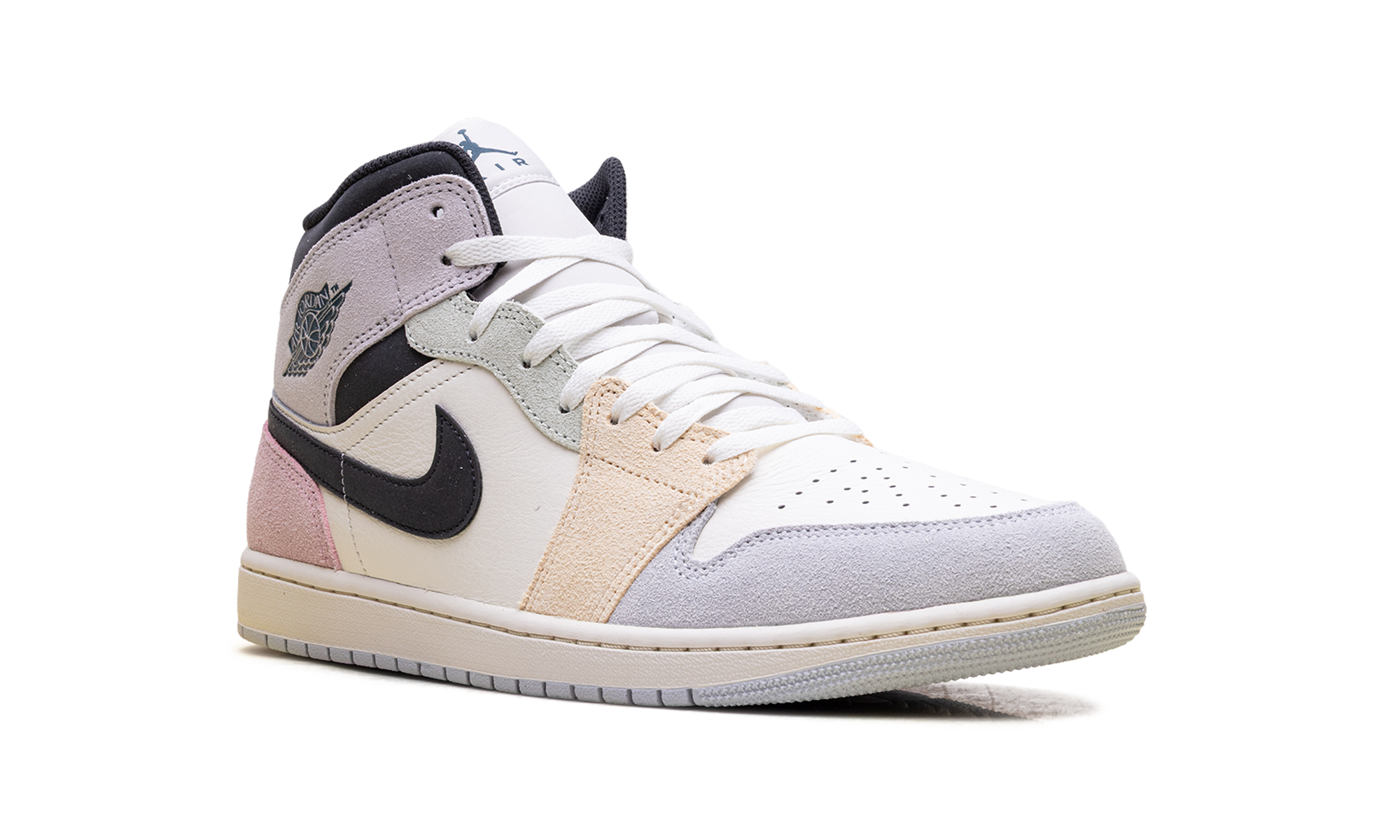 Air Jordan 1 Mid "Sail / Anthracite-Jade Aura-Iced Jade" IB7110 100