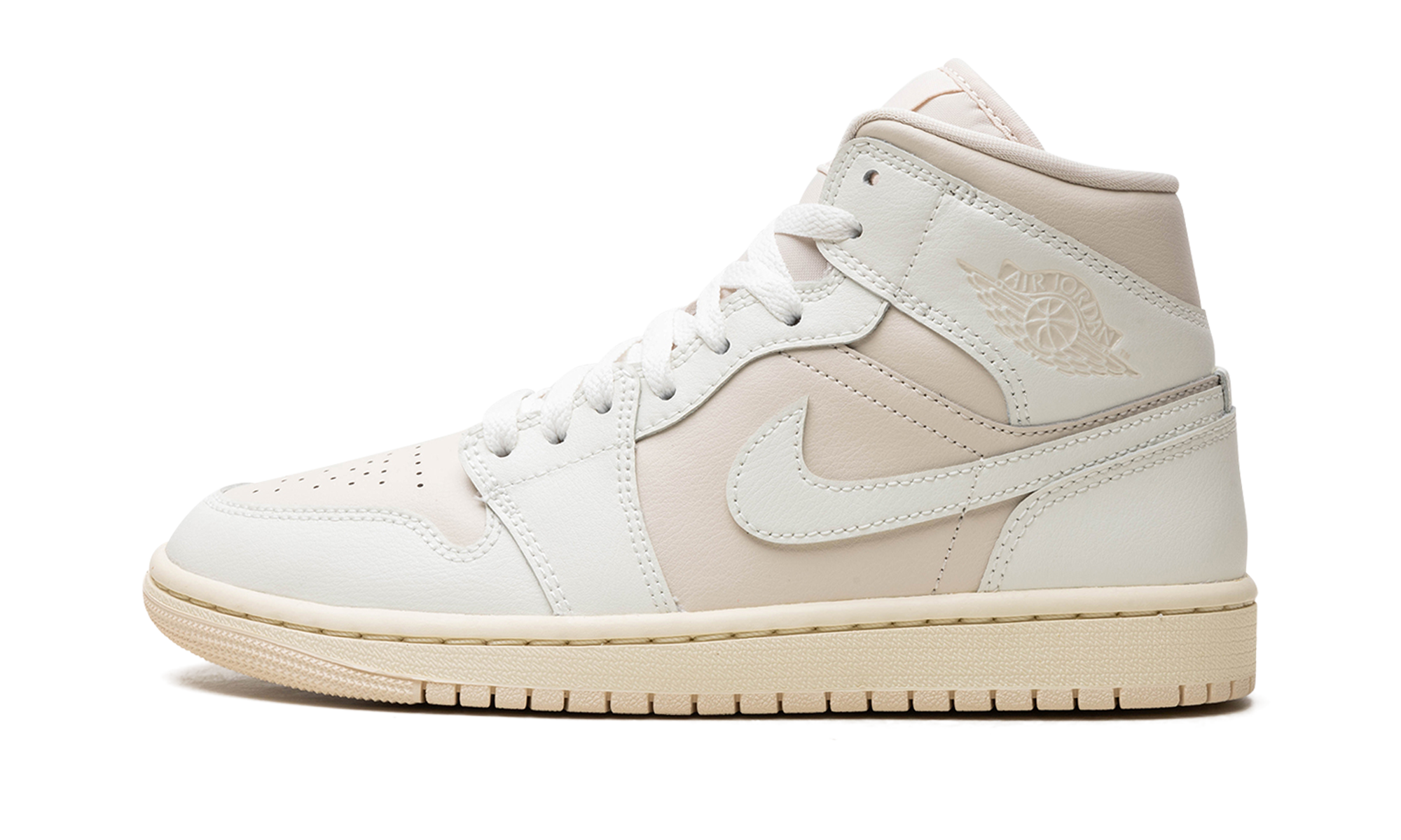 Air Jordan 1 WMNS "White / Light Tan" BQ6472 201
