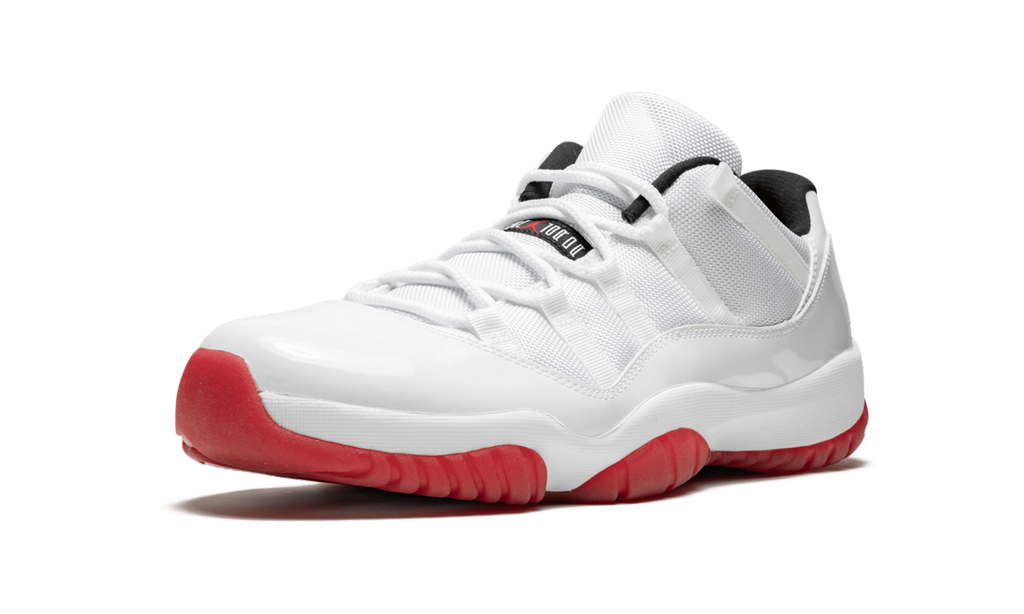 Air Jordan 11 Retro Low "White/Varsity Red" 528895 101