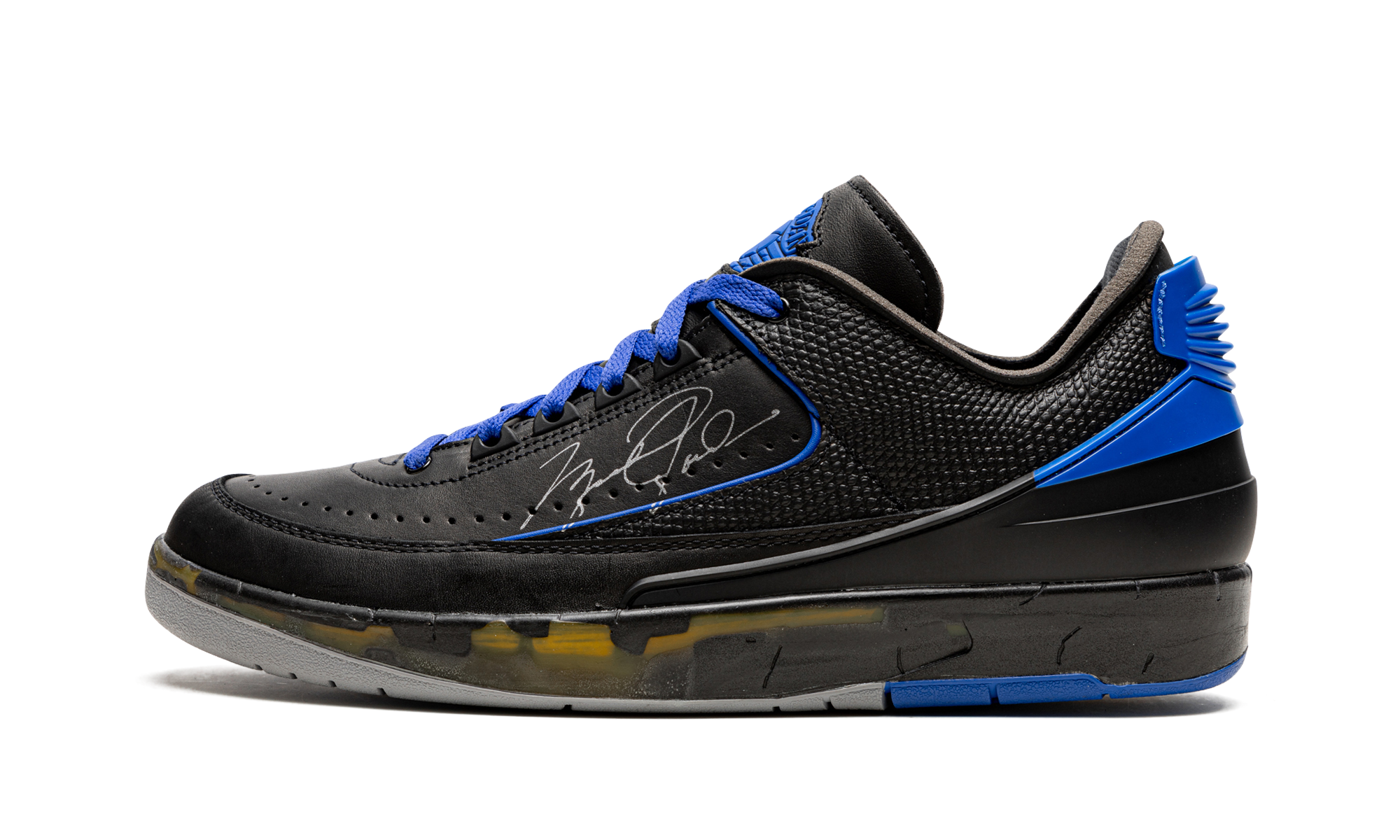 Air Jordan 2 Low OG SP "Off-White - Black/Blue" DJ4375 004