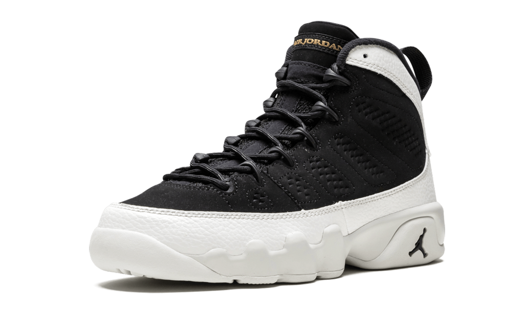 Air Jordan 9 Retro GS "BLACK / BLACK / SUMMIT WHITE" 302359 021