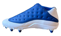 Jordan 13 Low Detachable Cleats "White / Blue" FA17 MNJDSP 727 M3