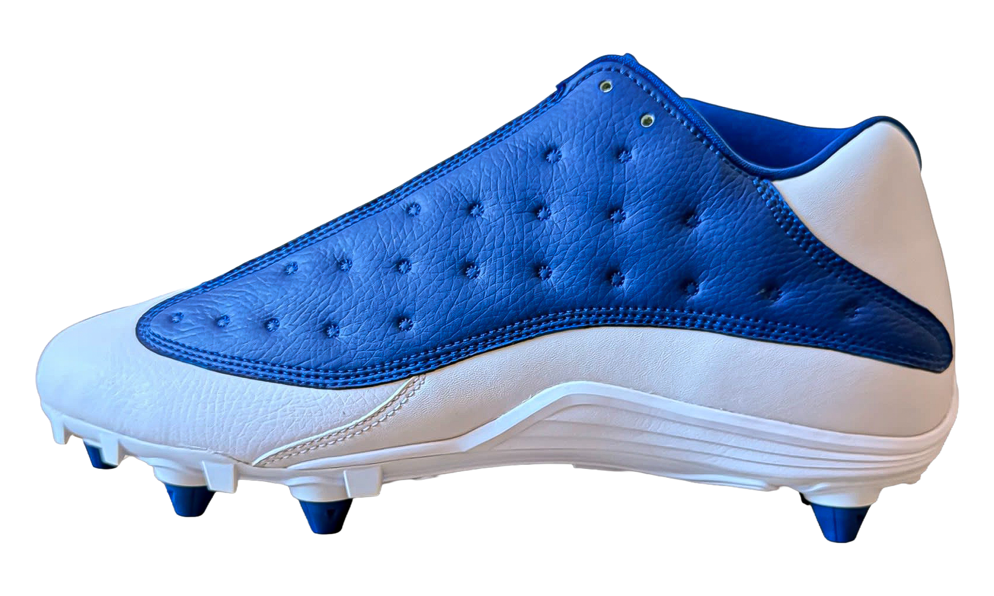 Jordan 13 Low Detachable Cleats "White / Blue" FA17 MNJDSP 727 M3