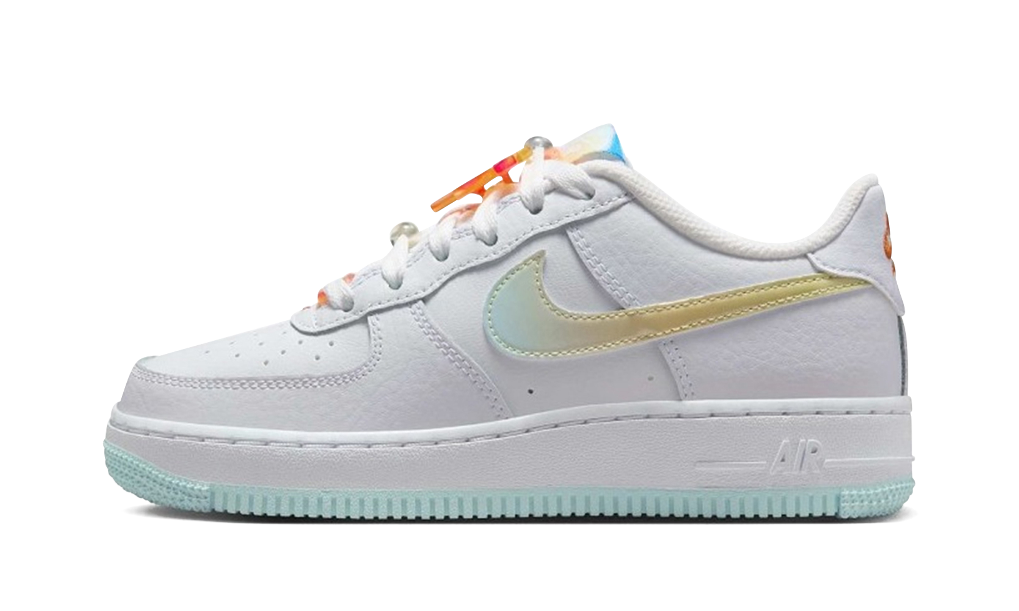 Air Force 1 Low LV8 GS "White Glacier Blue Multi-Color" IB8890 191