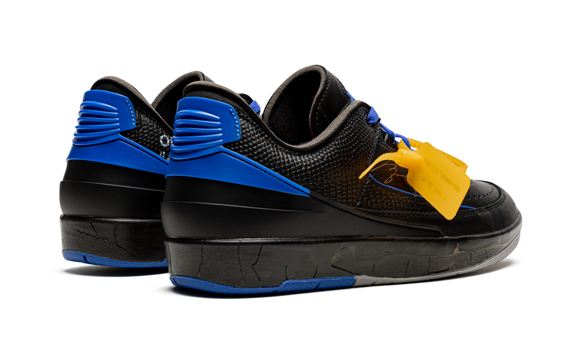 Air Jordan 2 Low OG SP "Off-White - Black/Blue" DJ4375 004
