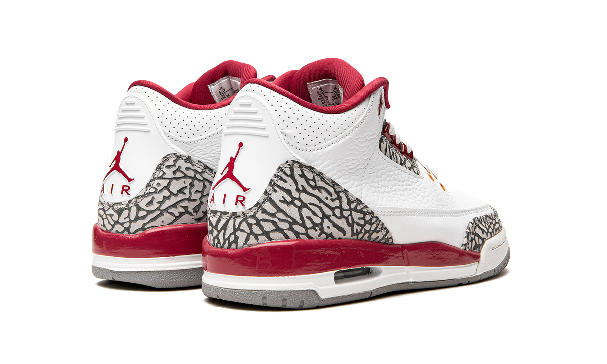 Air Jordan 3 GS "Cardinal" 398614 126