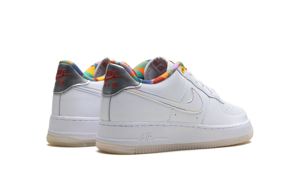 Air Force 1 Low LV8 GS "White Playful Print" FN8912 111