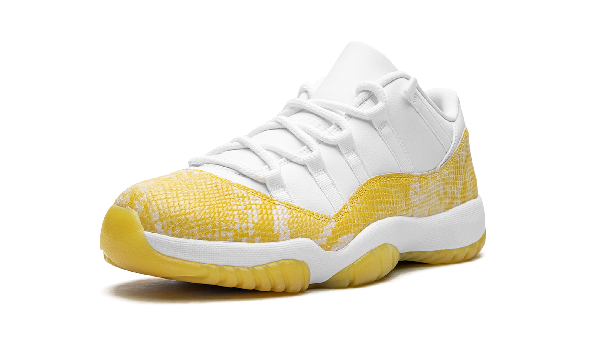 AIR JORDAN 11 LOW WMNS "Yellow Snakeskin" AH7860 107