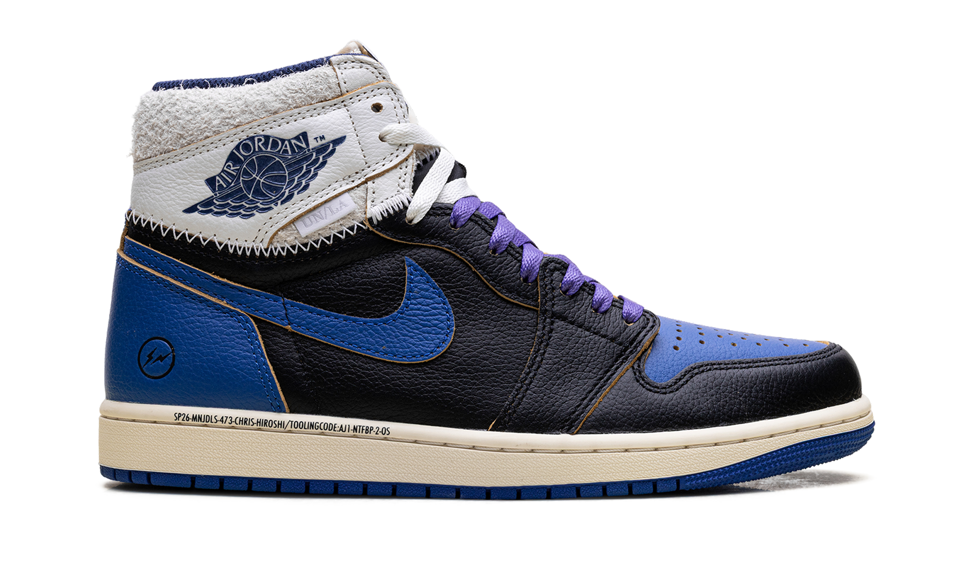 Air Jordan 1 "Fragment Design - Union LA - Royal" IO7847 001