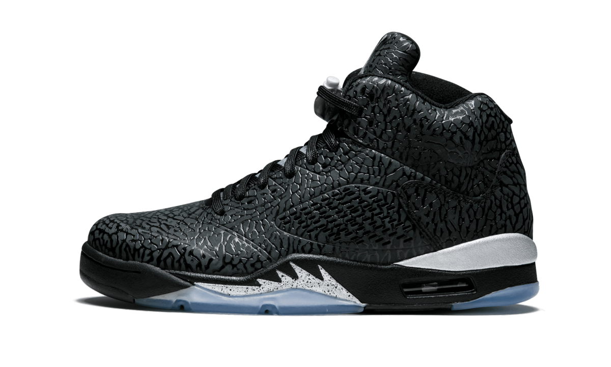Air Jordan 5 Retro 3Lab5 "Black Silver" 599581 003