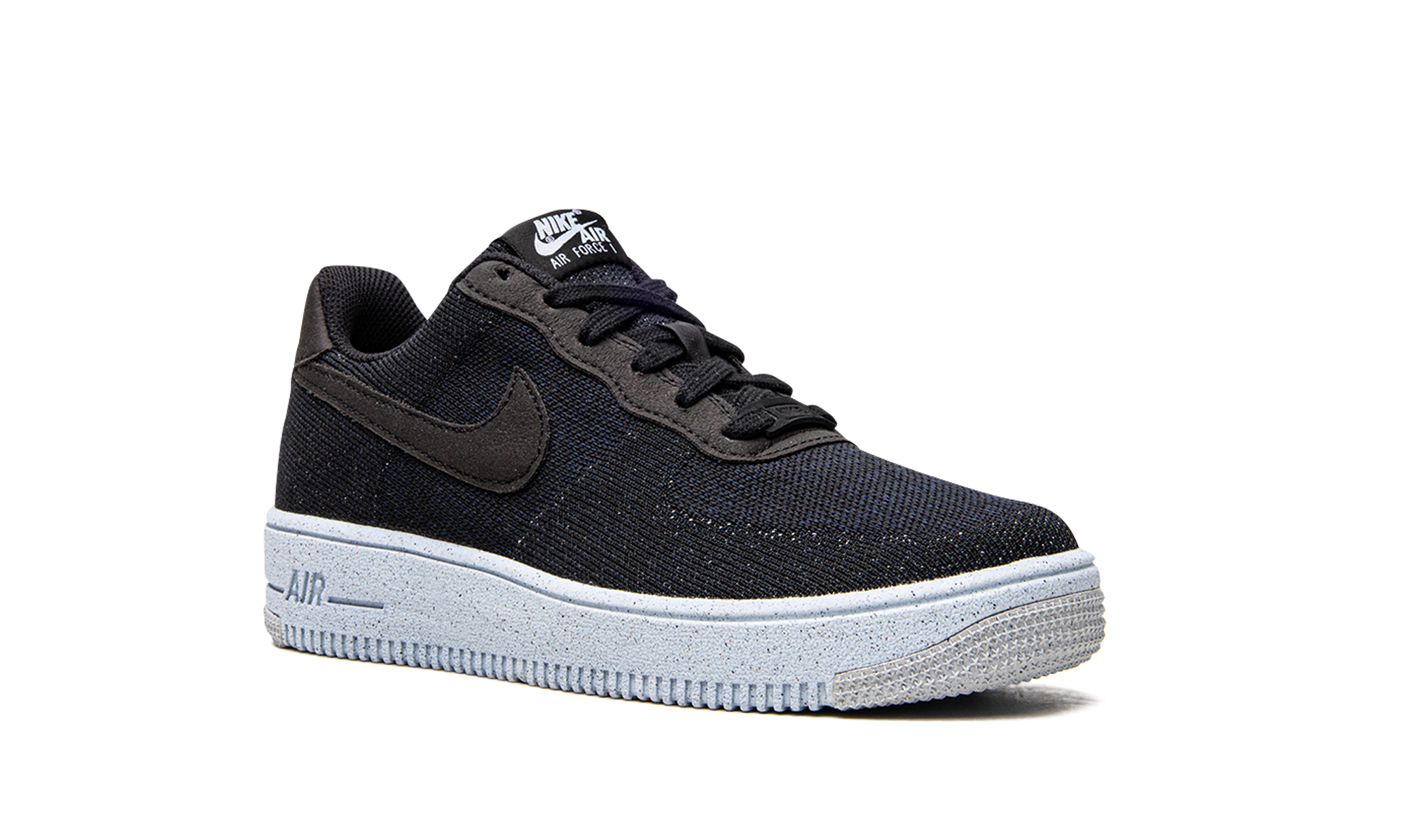 Air Force 1 Crater Flyknit "Black Chambray Blue" DH3375 001