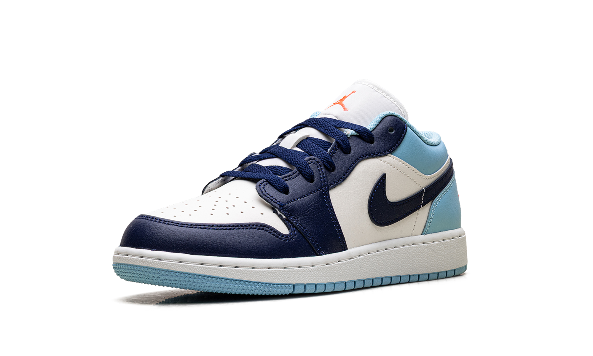 Air Jordan 1 Low GS "Sail Blue Chill" 553560 149