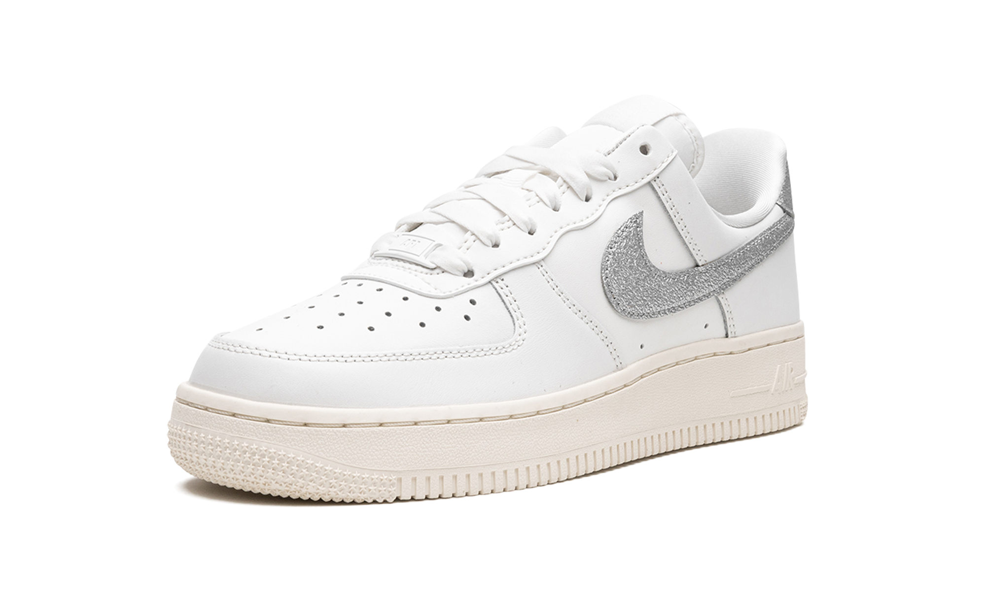 AIR FORCE 1 '07 MNS WMNS "Summit White Sail White Metallic Silver" DQ7569 100