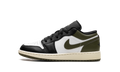 Jordan 1 Low GS "Black Toe Medium Olive" 553560 092