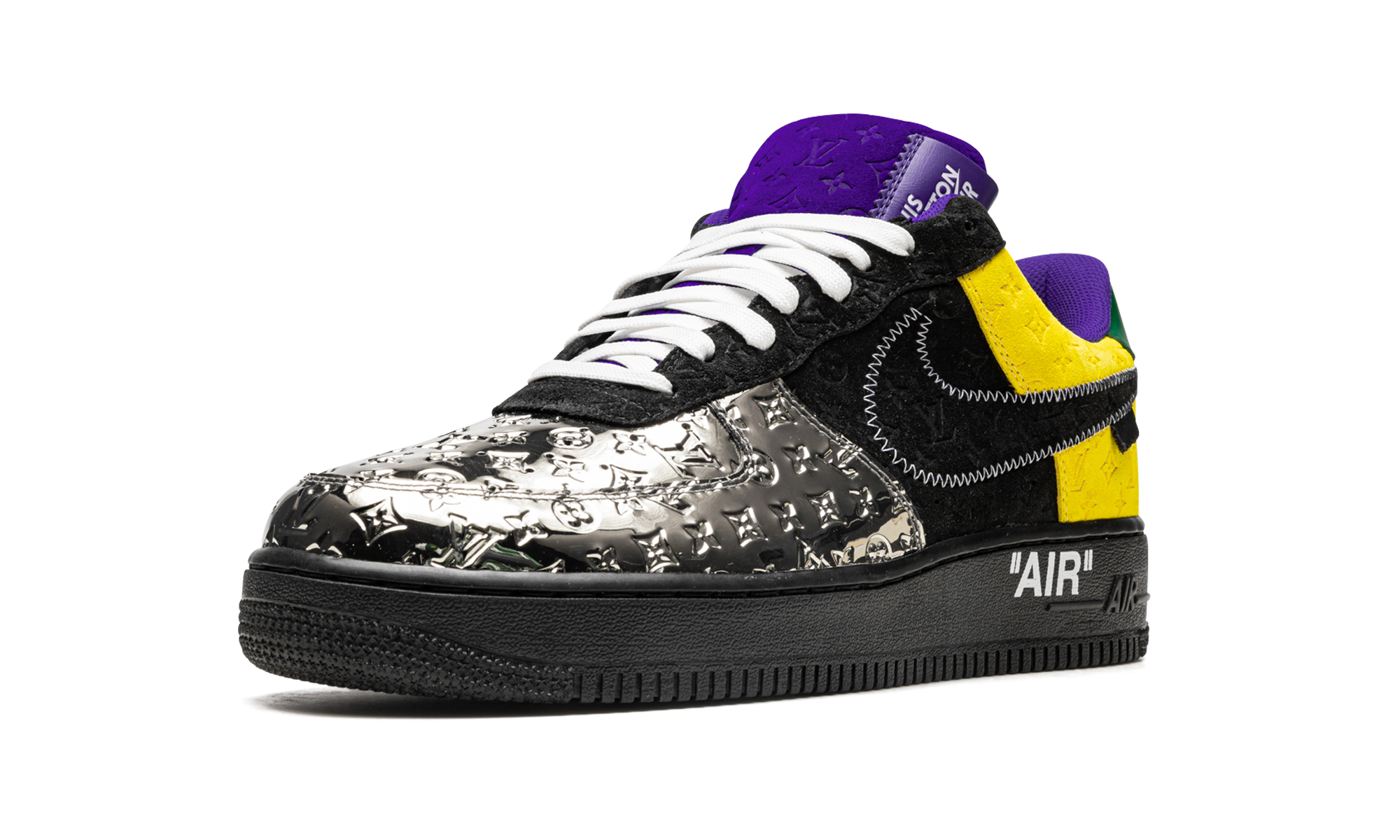 Louis Vuitton Air Force 1 Low "Virgil Abloh - Purple Dusk/Metallic Silver" 1A9VCC