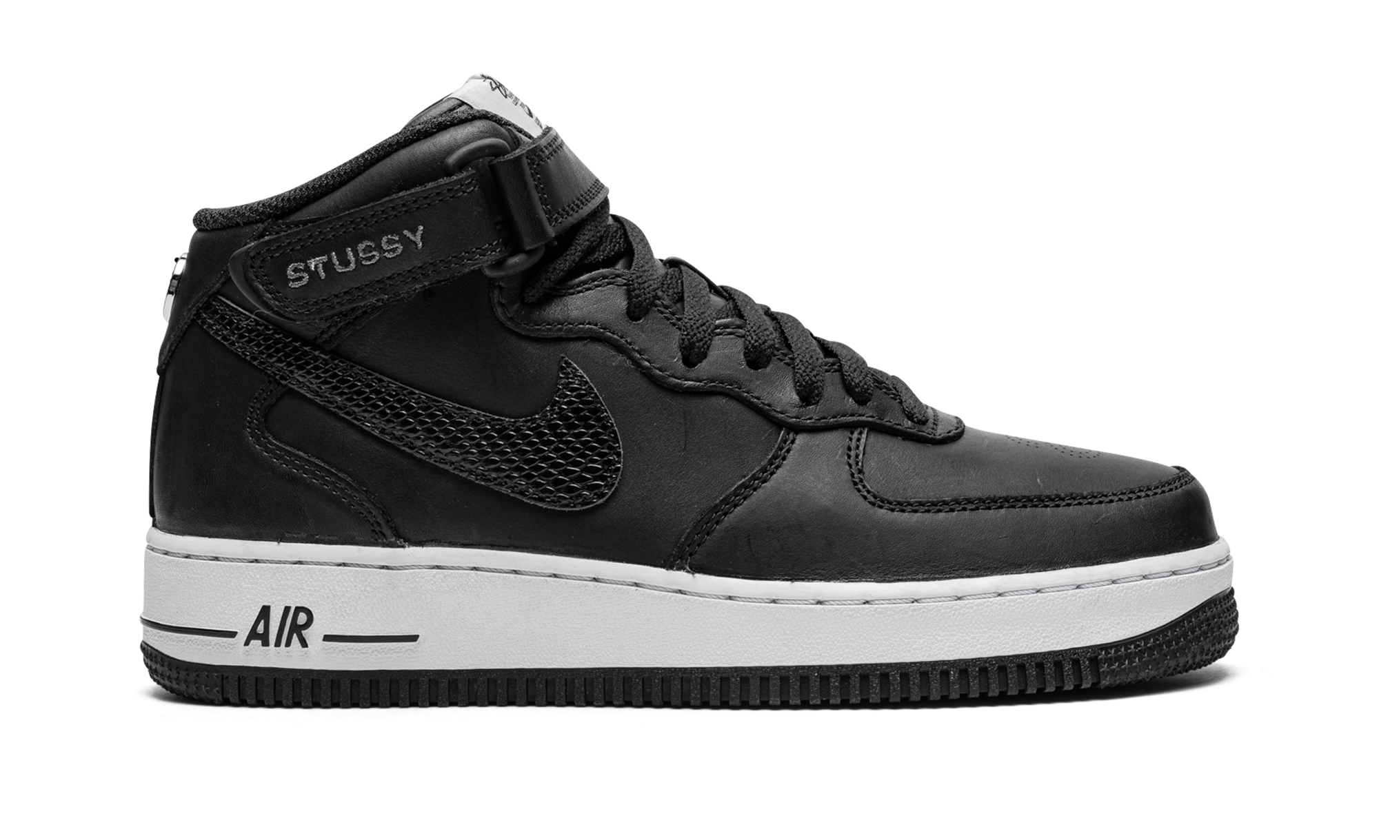 Air Force 1 Mid "Stussy - Black" DJ7840 001