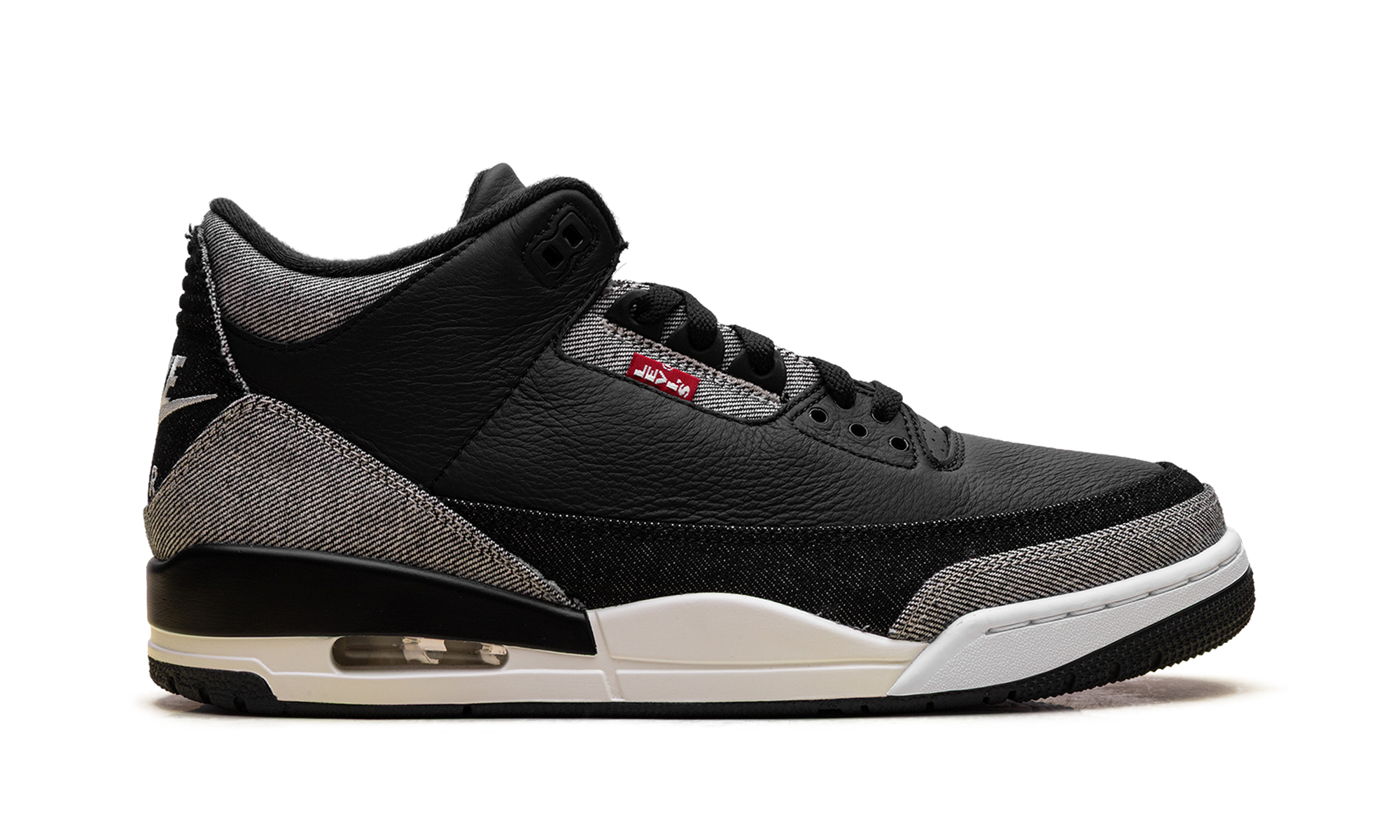 Air Jordan 3 "Levi's - Black Denim" IR0914 400