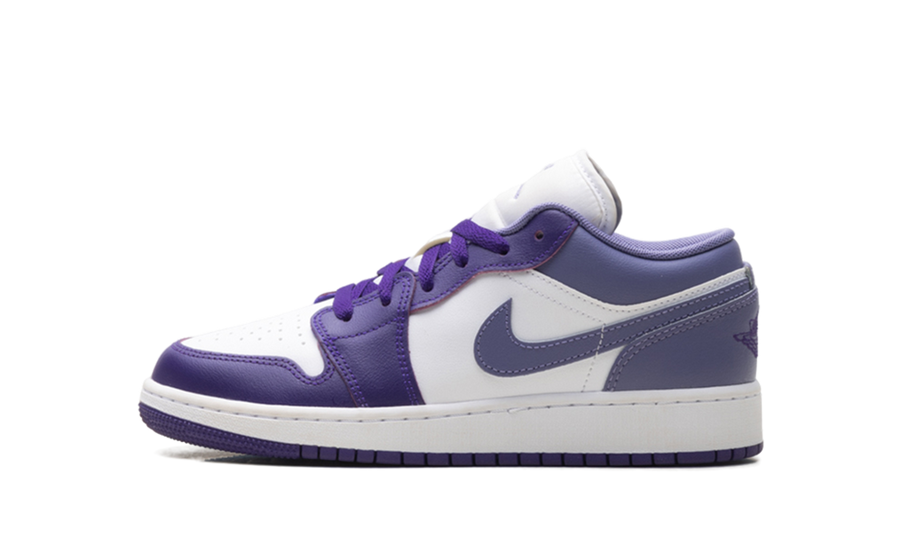 Air Jordan 1 Low GS "Purple / White" 553560 551