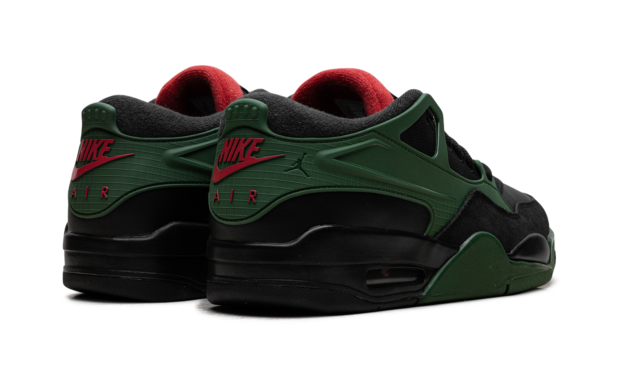 Jordan 4 RM "Black Gorge Green University Red" FQ7939 003
