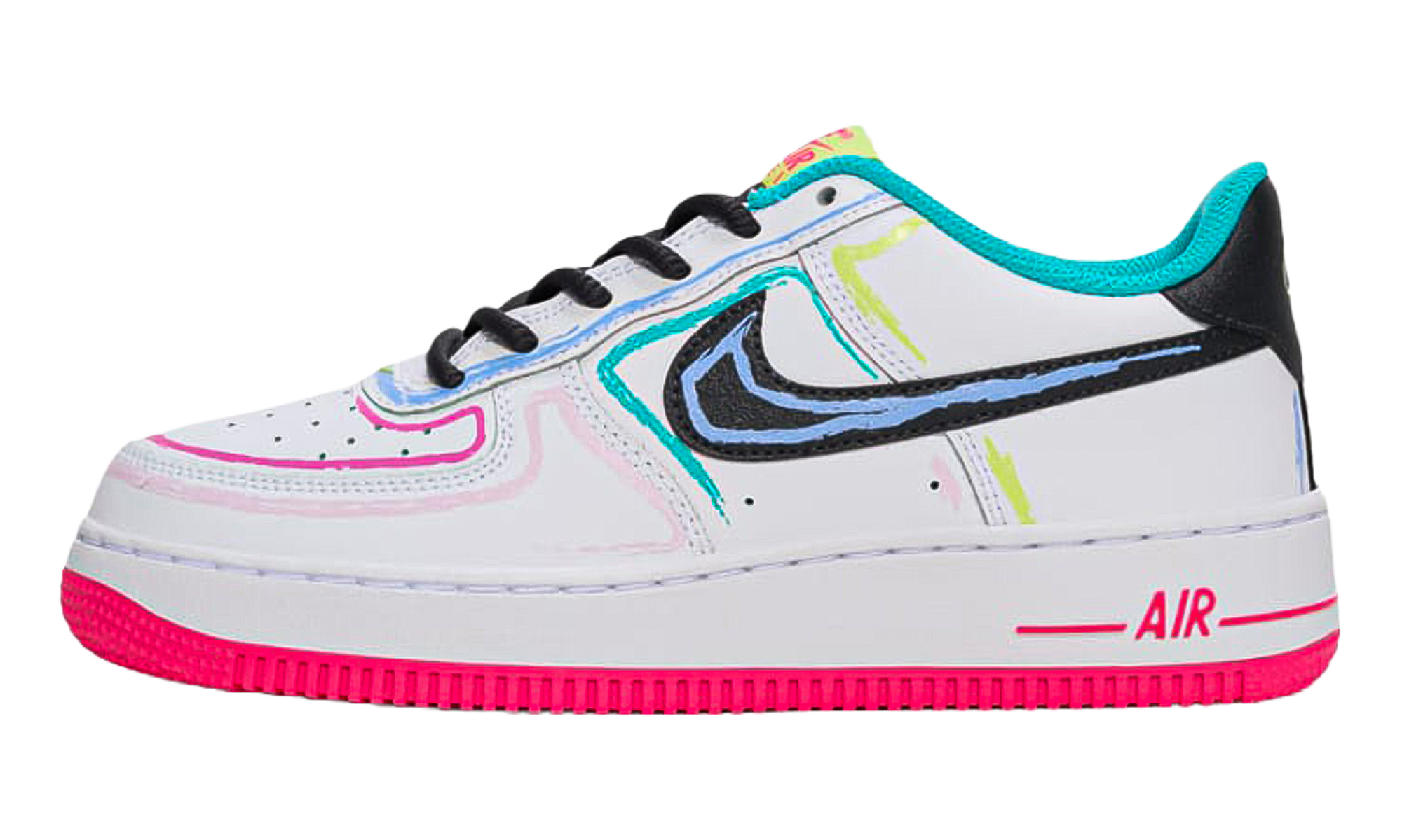 Air Force 1 Low GS "White Hyper Pink Dusty Cactus" IU3252 100