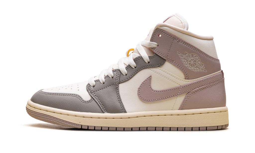 Air Jordan 1 Mid WMNS "Enigma Stone / Particle Rose" BQ6472 122