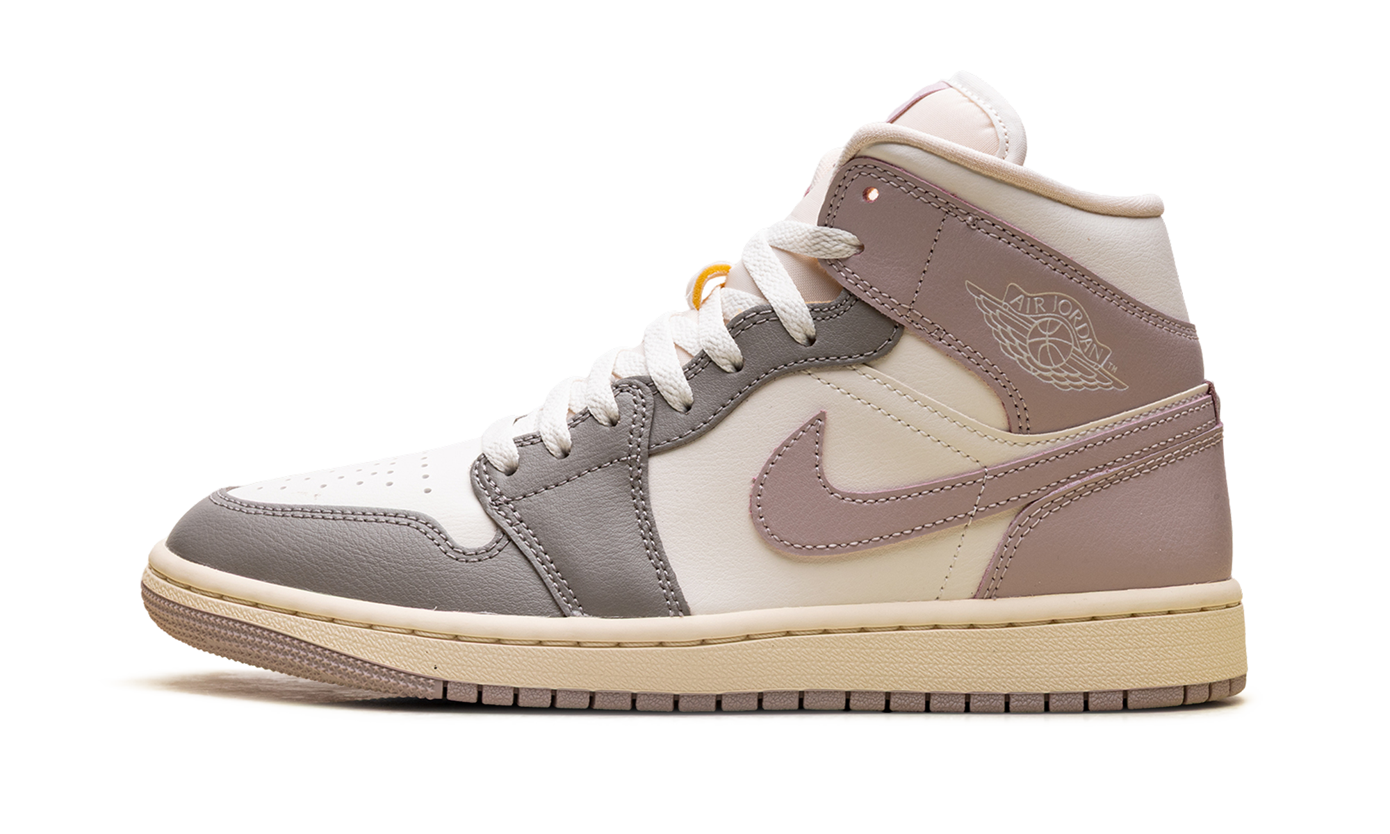 Air Jordan 1 Mid WMNS "Enigma Stone / Particle Rose" BQ6472 122