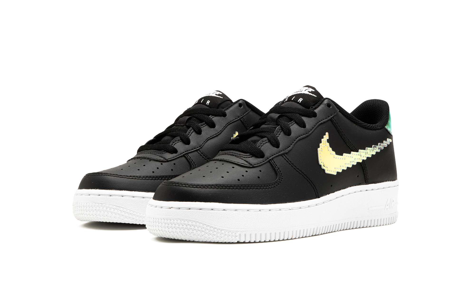 Air Force 1 Low LV8 GS "Digital Swoosh - Black" CW1577 002