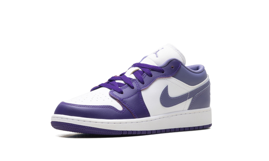 Air Jordan 1 Low GS "Purple / White" 553560 551