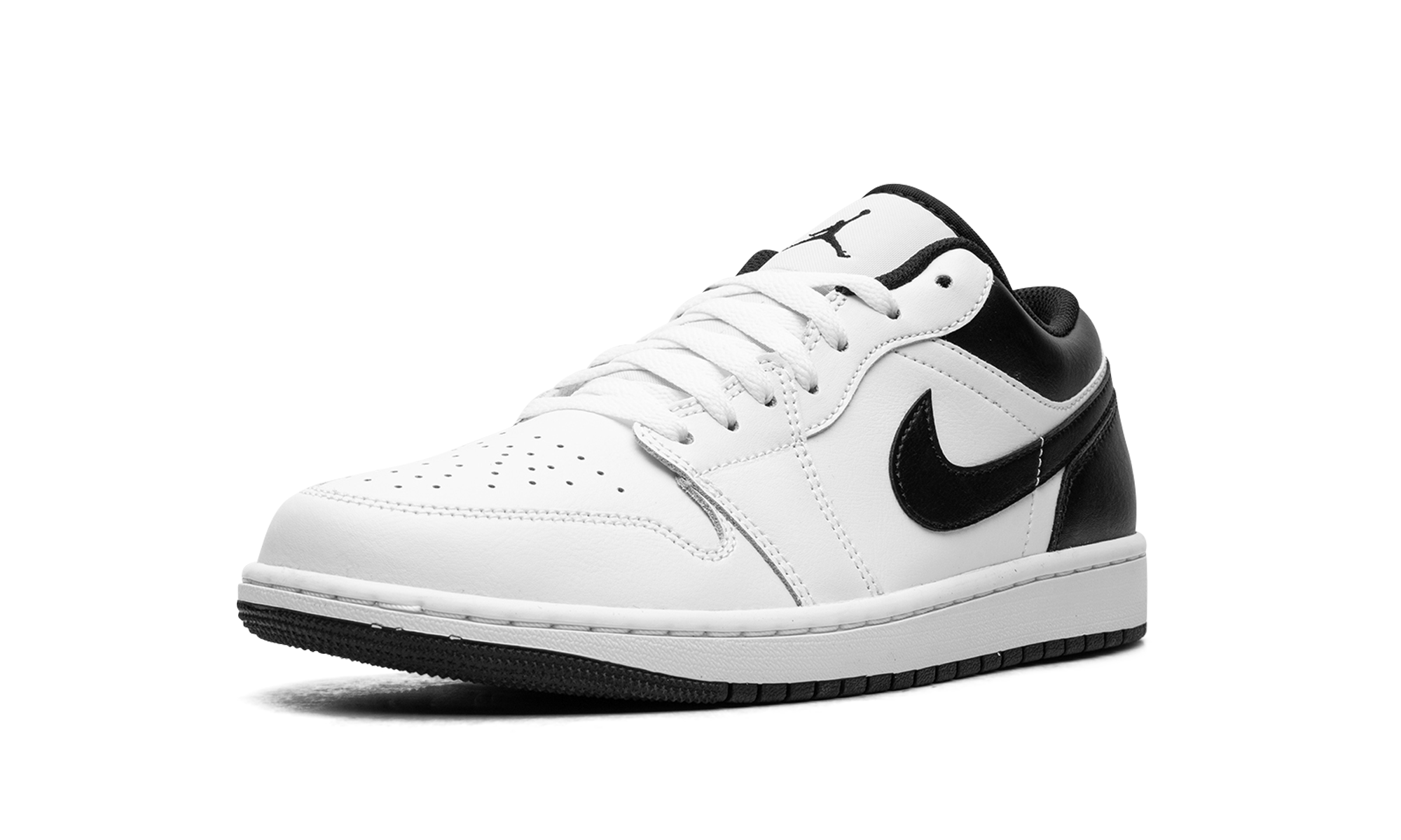 Air Jordan 1 Low "White/Black" 553558 132