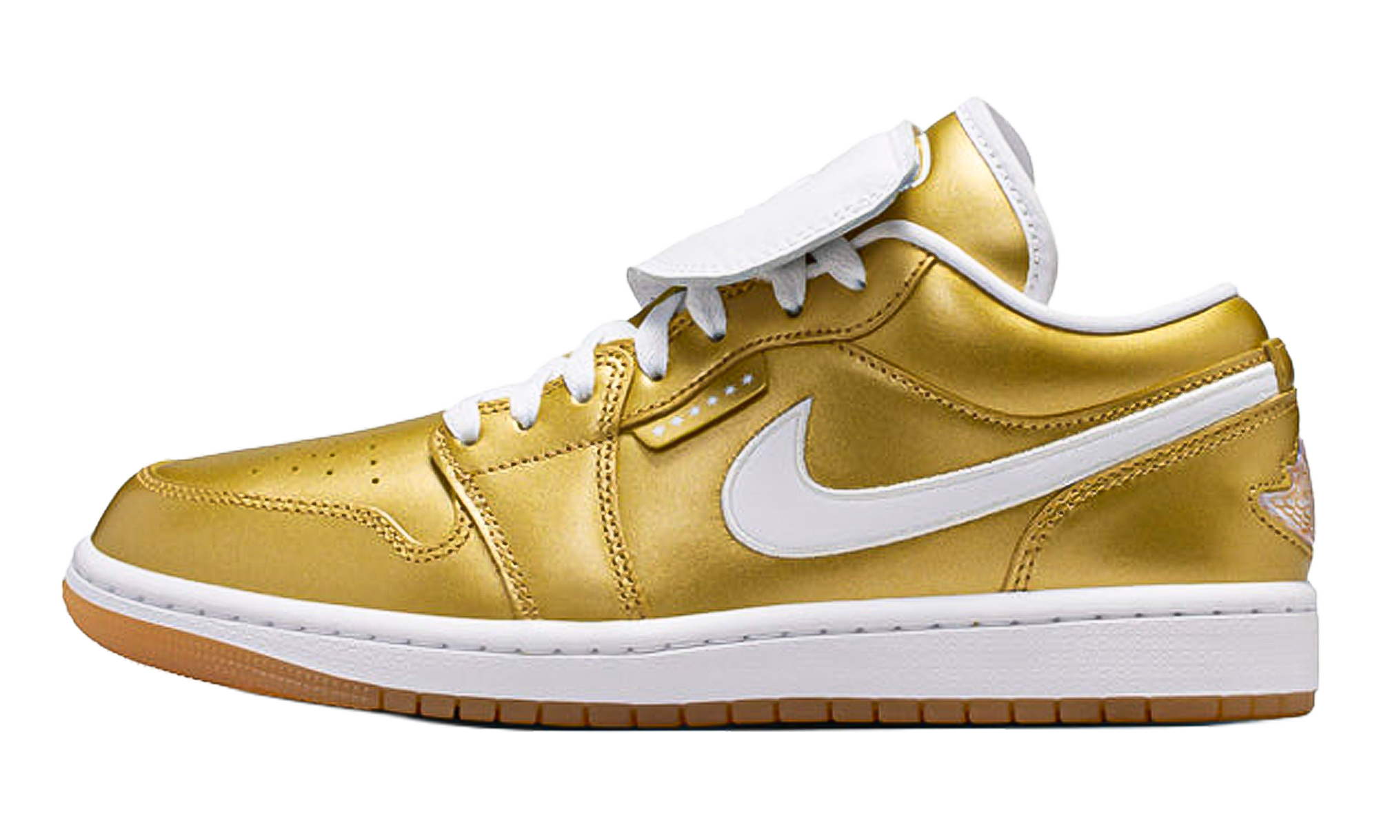 Air Jordan 1 Low WMNS "Gold Tiempo" IR2304 703