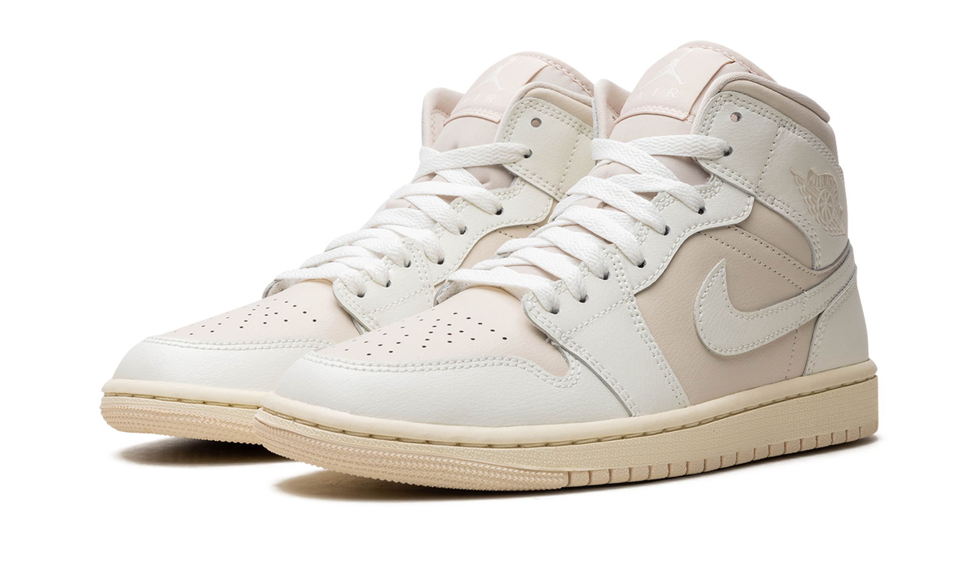 Air Jordan 1 WMNS "White / Light Tan" BQ6472 201