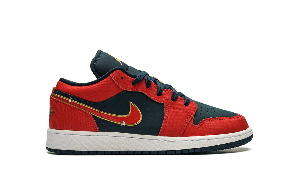 Jordan 1 Low GS "Armory Navy Sport Red" FQ7380 400