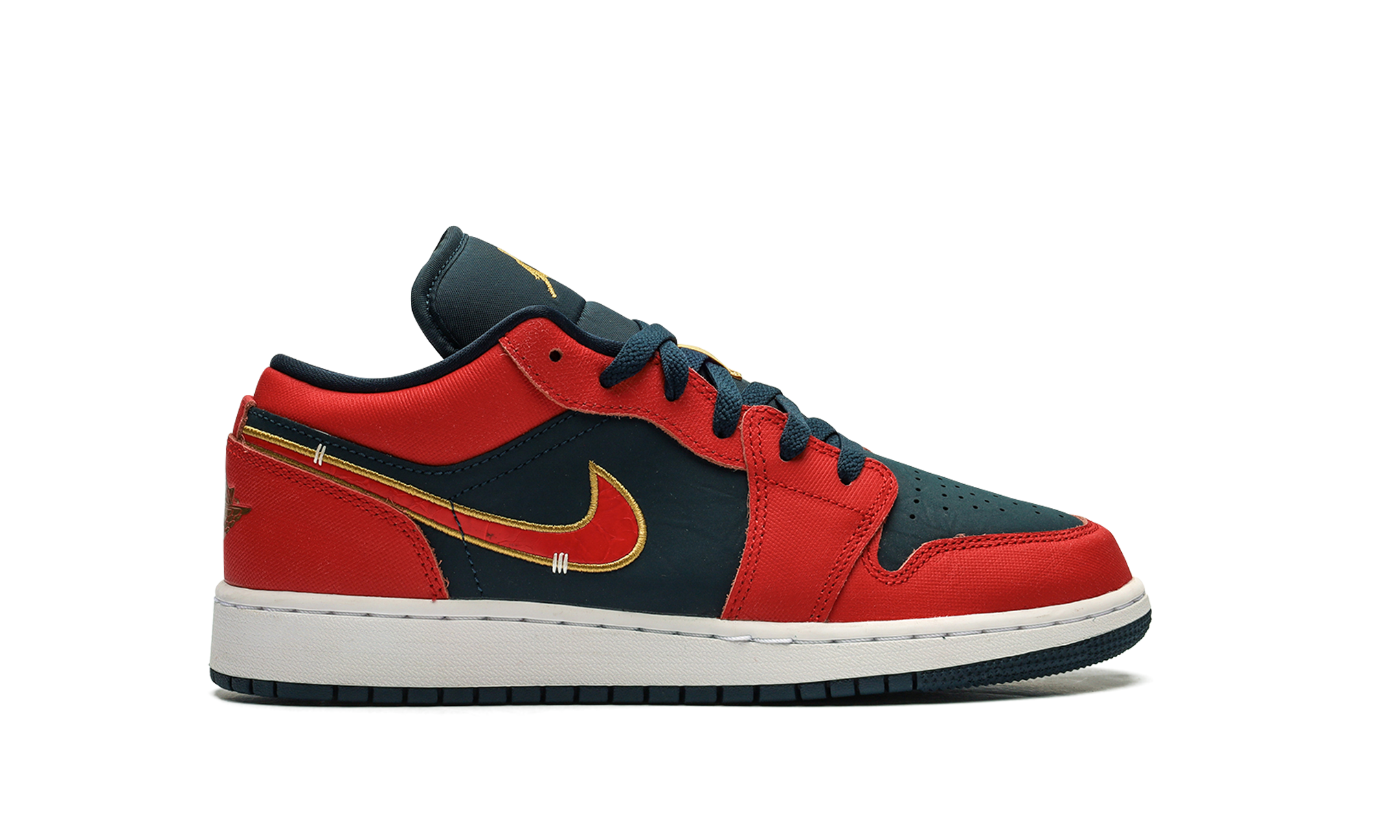 Jordan 1 Low GS "Armory Navy Sport Red" FQ7380 400