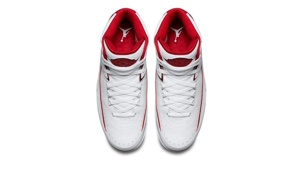 Air Jordan 2 Retro "White/Varsity Red" 385475 102