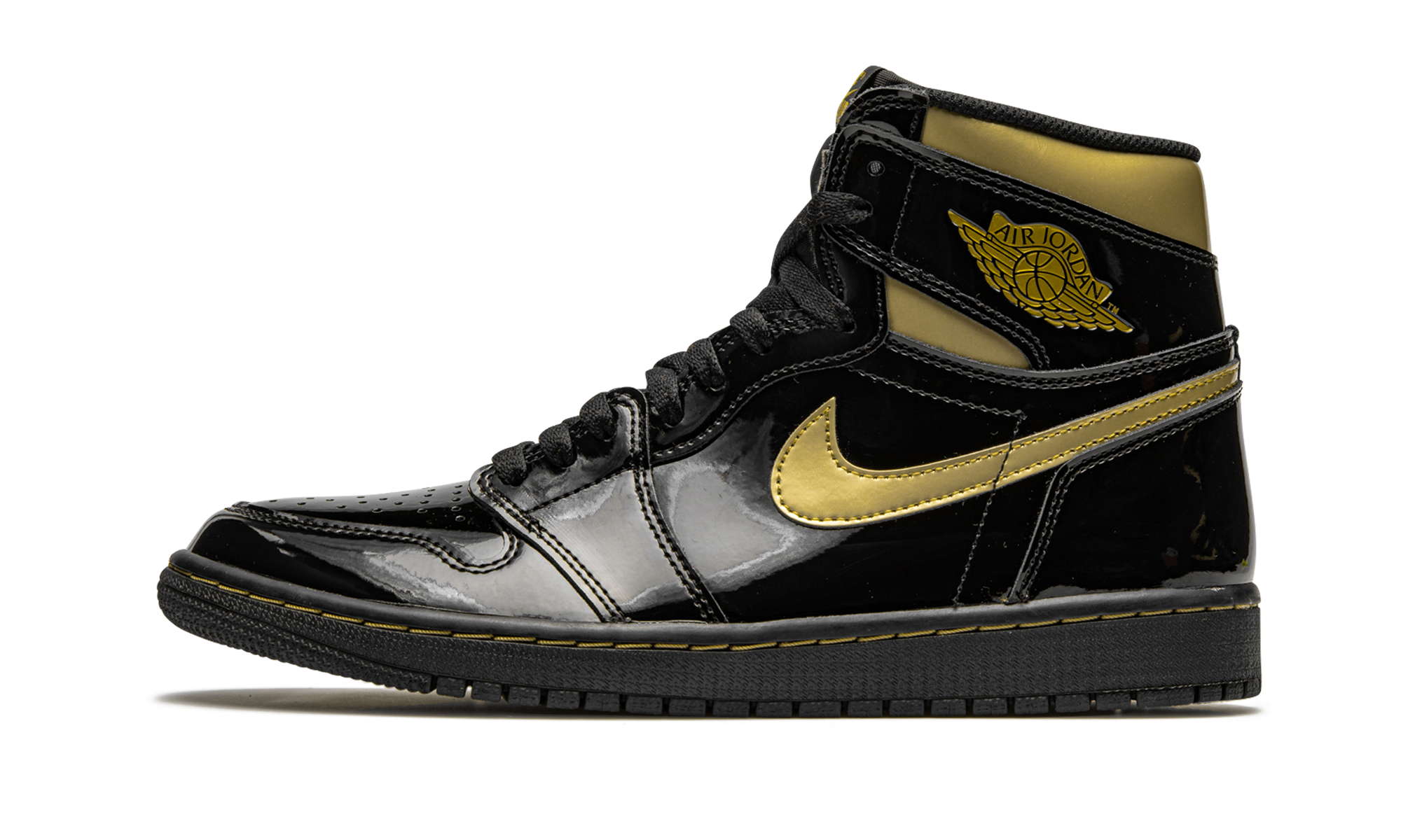 Air Jordan 1 Retro High OG "Black Metallic Gold" 555088 032