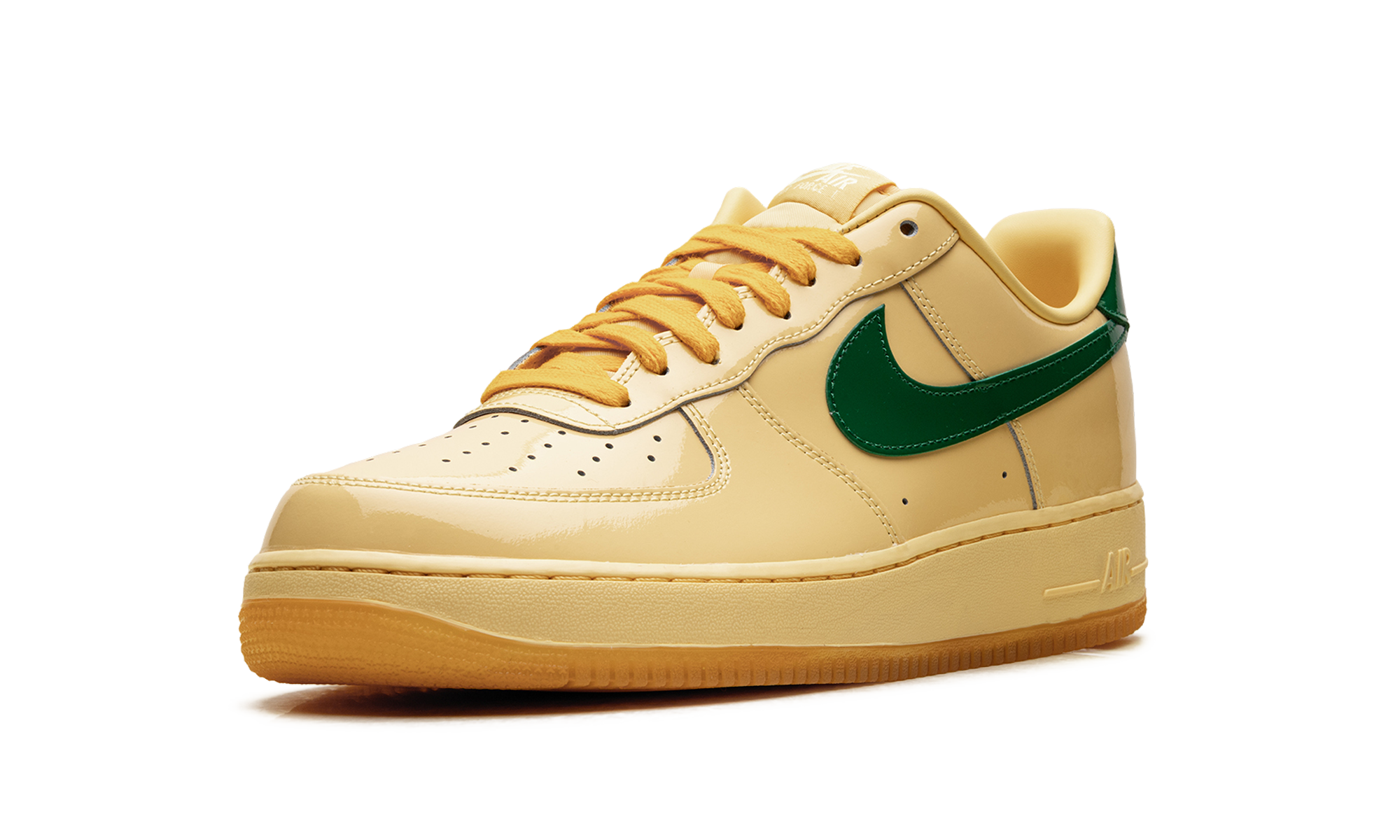 Air Force 1 Low "Patent Leather Topaz Gold Pine Green" IO4489 700