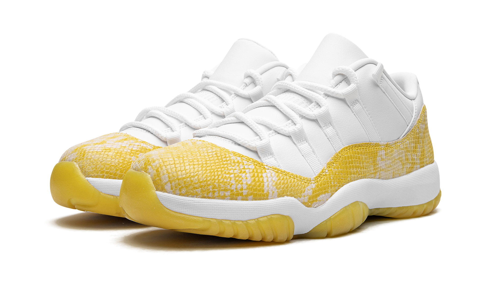 AIR JORDAN 11 LOW WMNS "Yellow Snakeskin" AH7860 107