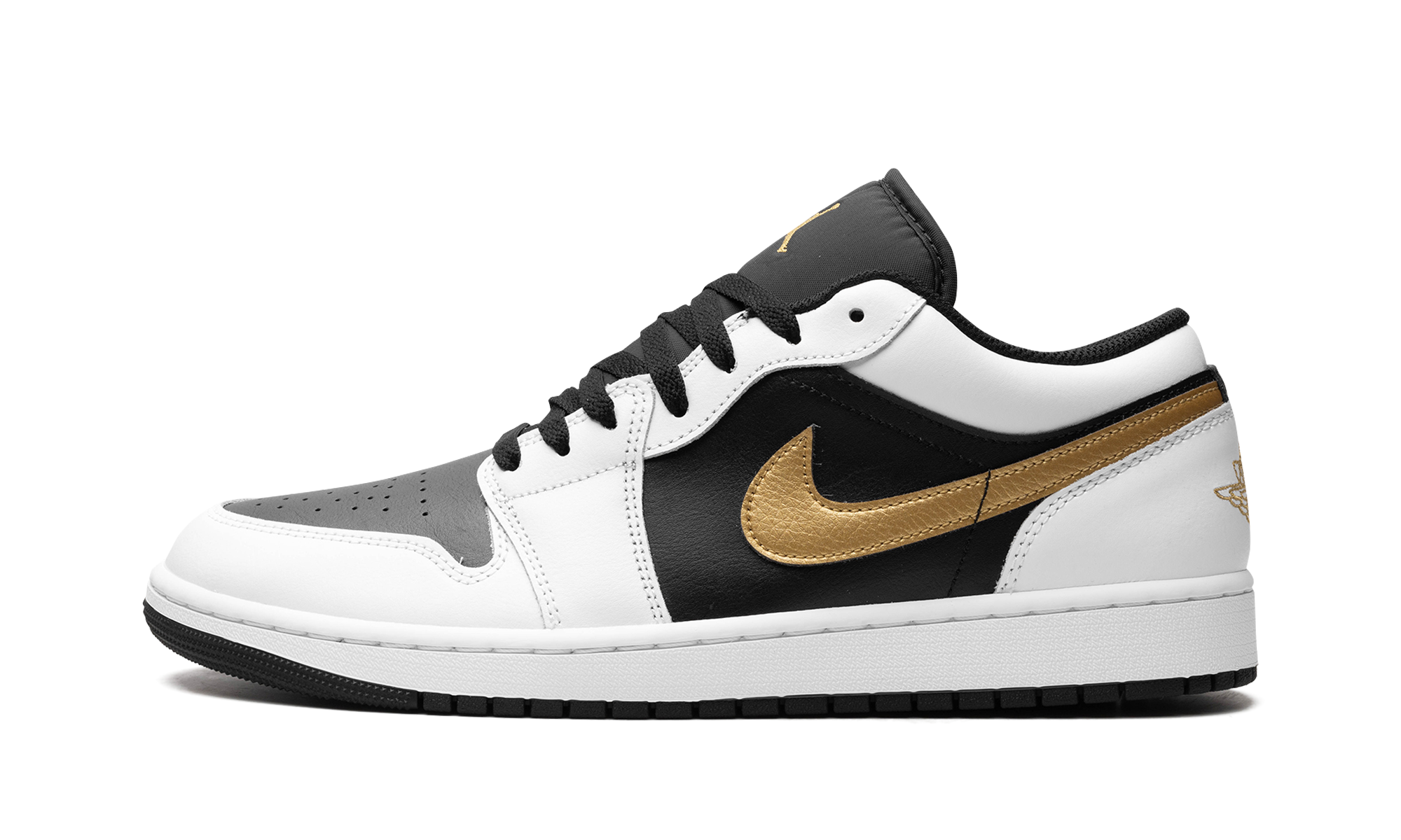 Air Jordan 1 Low "Gold Swoosh" 553558 172