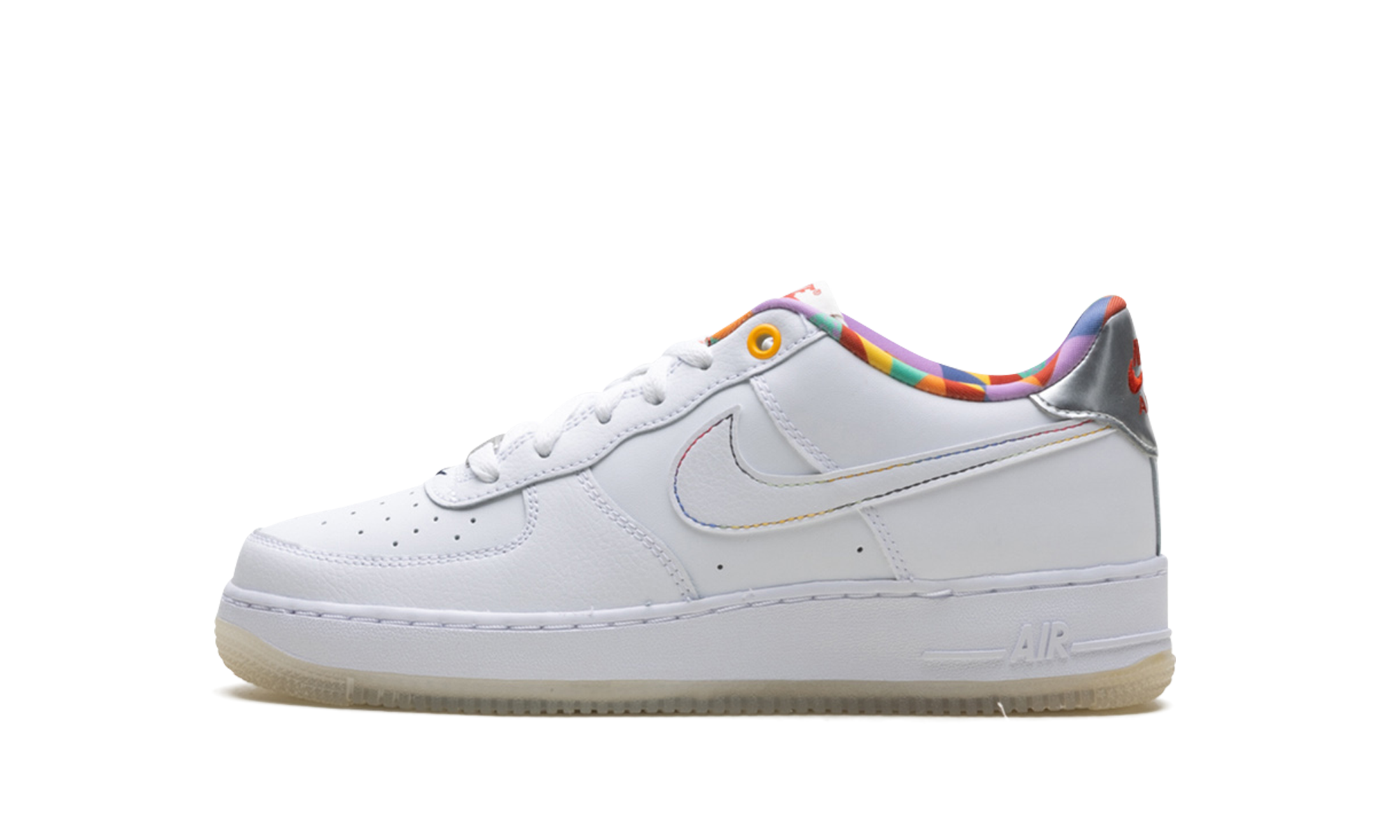 Air Force 1 Low LV8 GS "White Playful Print" FN8912 111