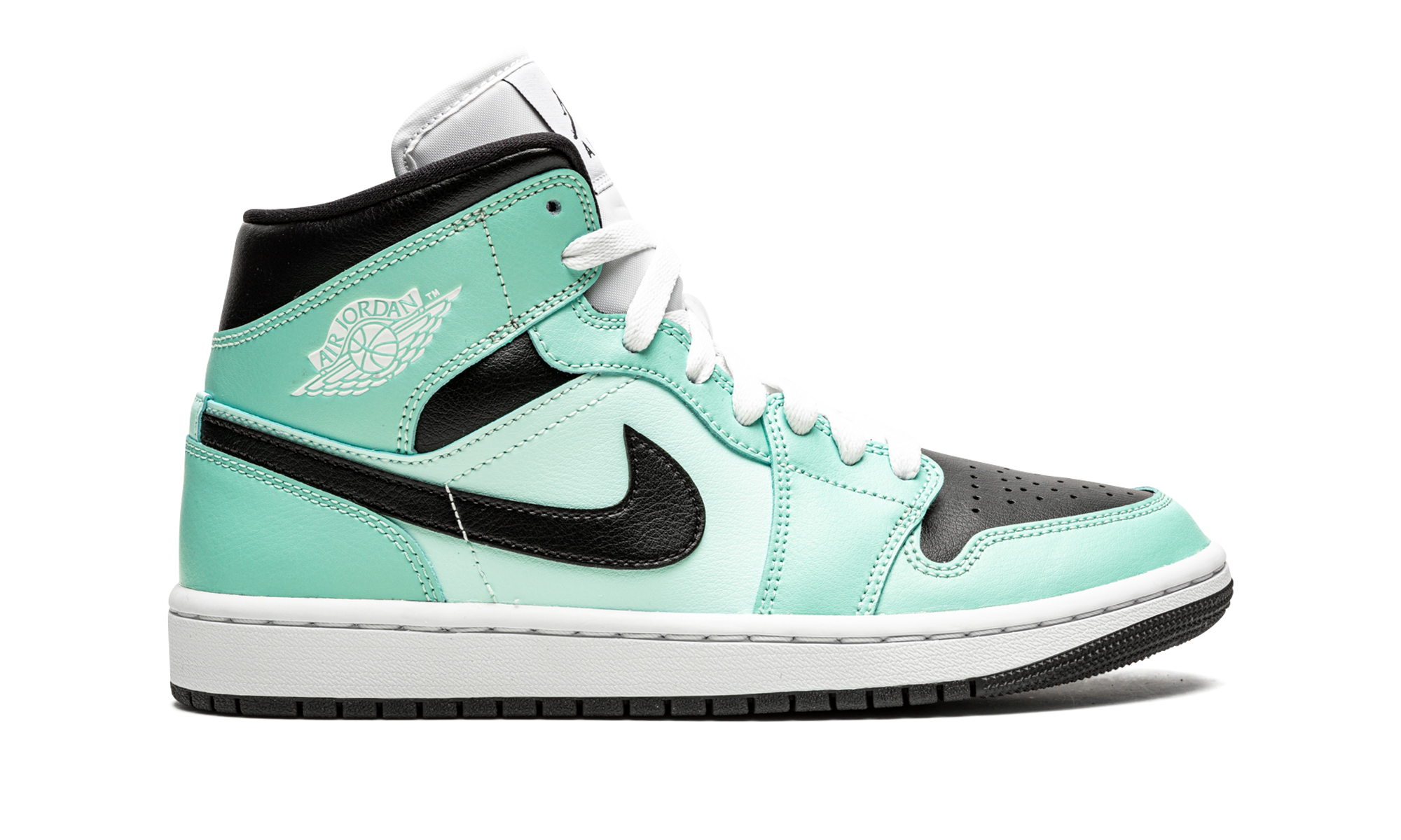 AIR JORDAN 1 MID WMNS "Aqua Black" BQ6472 300