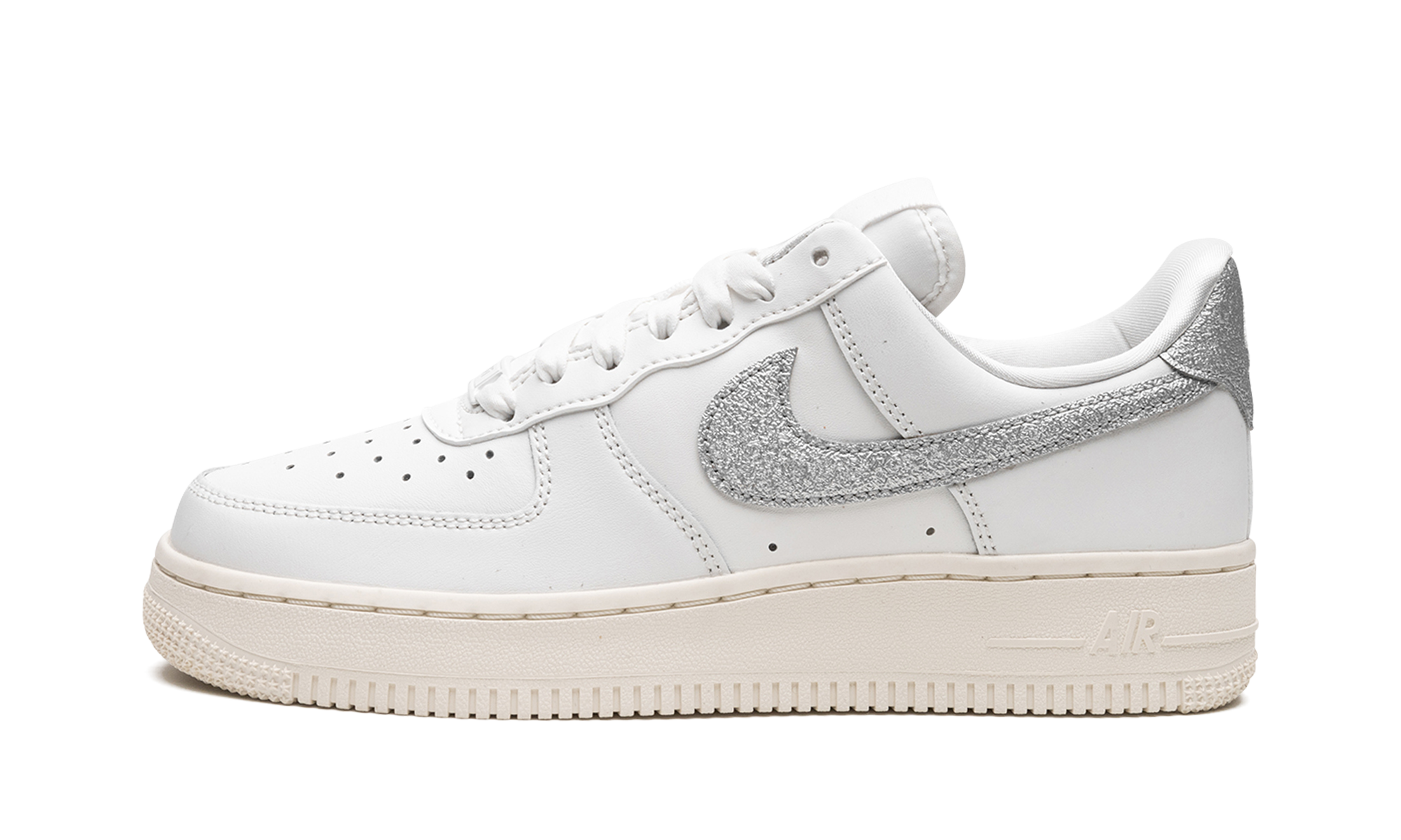 AIR FORCE 1 '07 MNS WMNS "Summit White Sail White Metallic Silver" DQ7569 100