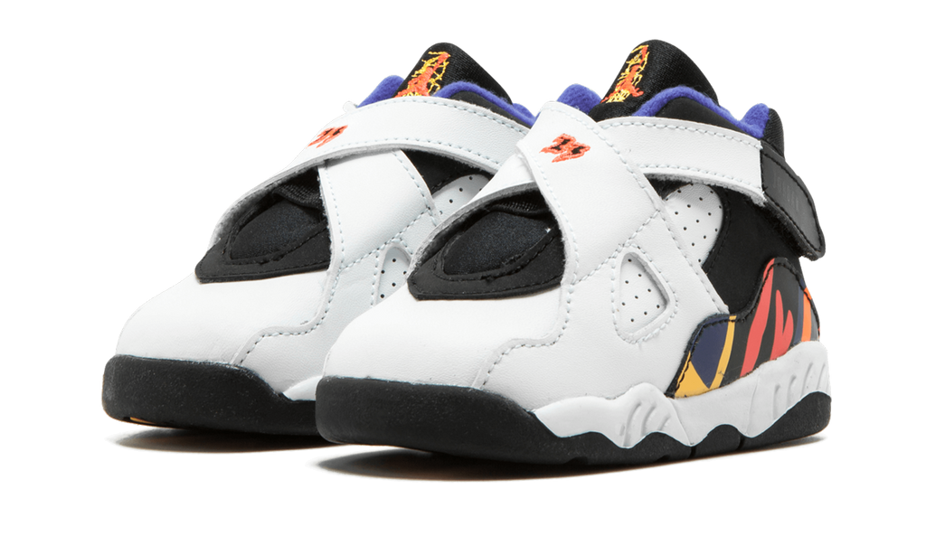 Jordan 8 BT TD "WHITE / INFRD 23 / BLACK / BRGHT CNCR" 305360 142